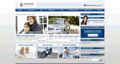 Desktop Screenshot of pereire-assurances.com